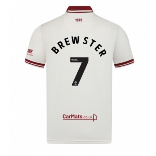 Fotbalové Dres Sheffield United Rhian Brewster #7 Alternativní 2024-25 Krátký Rukáv